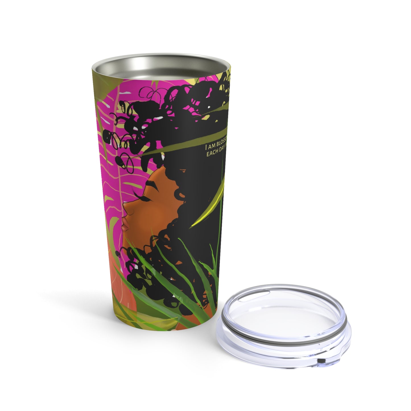 Blossoming Beautifully - Tumbler 20oz
