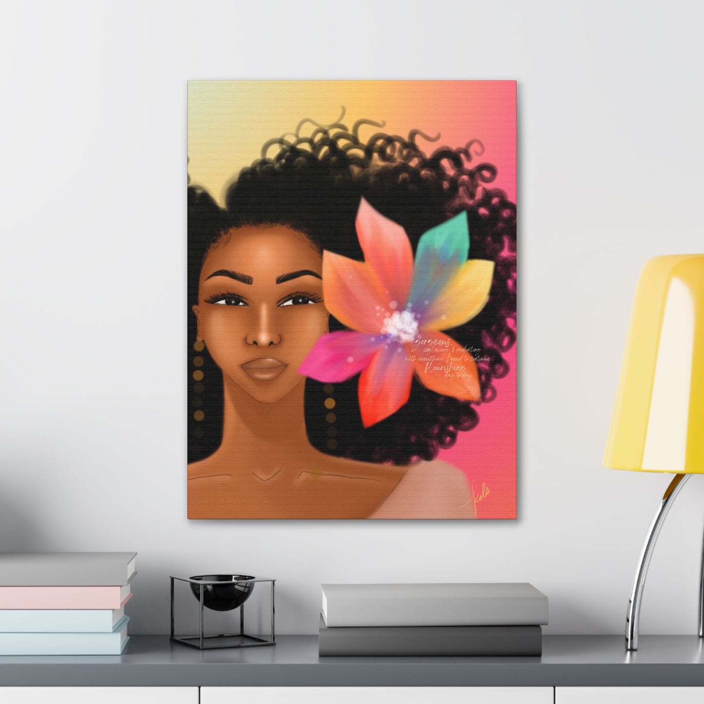 Gorgeous & Glowing - Canvas Gallery Wraps