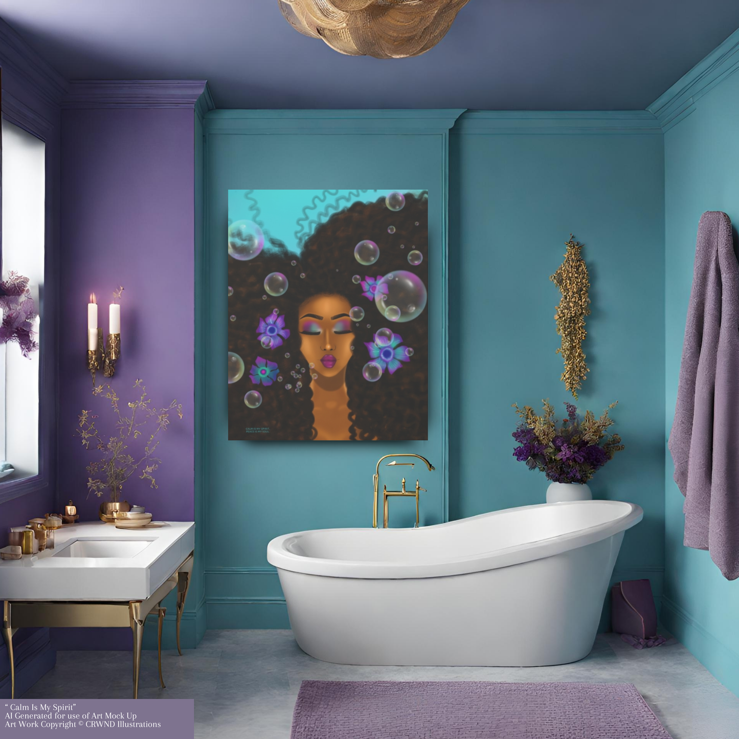 Calm Is My Spirit - Canvas Gallery Wraps