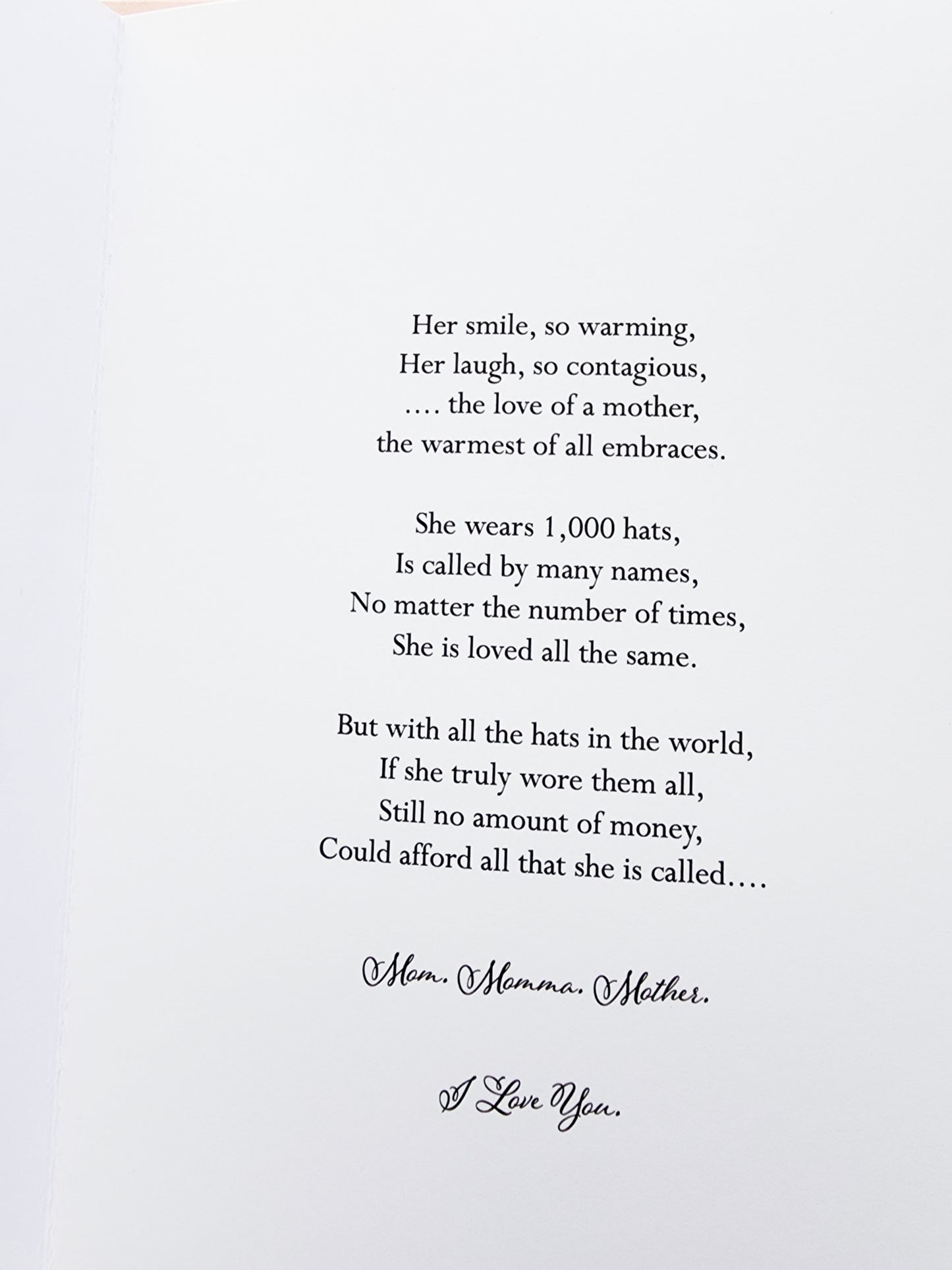 A Momma's Love - A Card for Mom (Mother's Day, Birthday or Just Because)