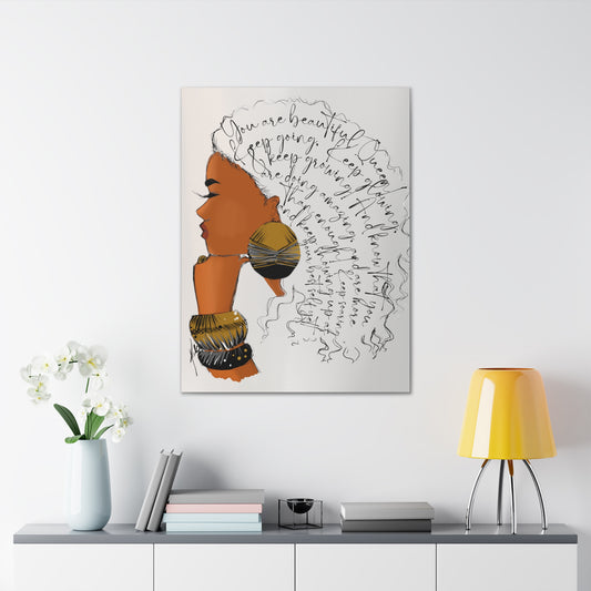 You Are Beautiful, Queen! - Canvas Wall Art