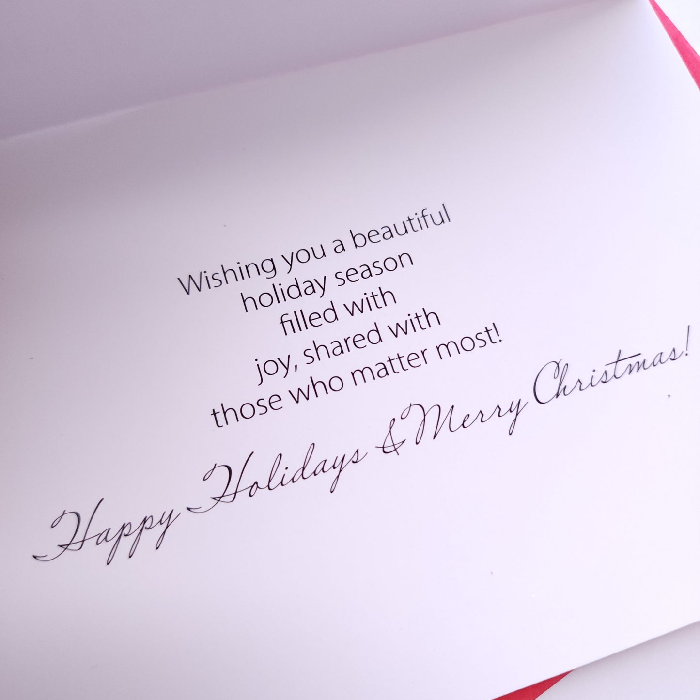 Wishing My Girls A Merry Christmas - Christmas Card