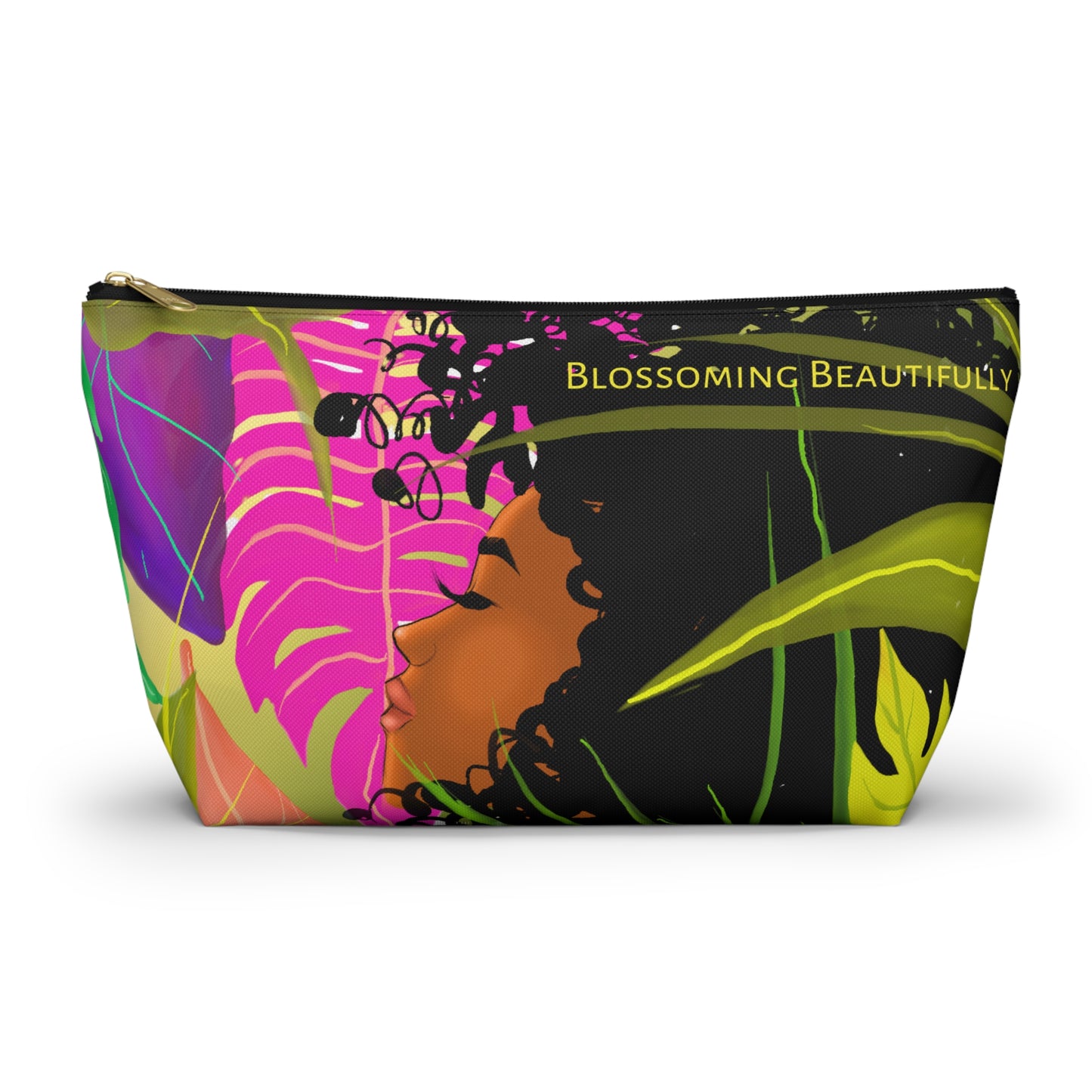 Blossoming Beautifully - Accessory Pouch w T-bottom