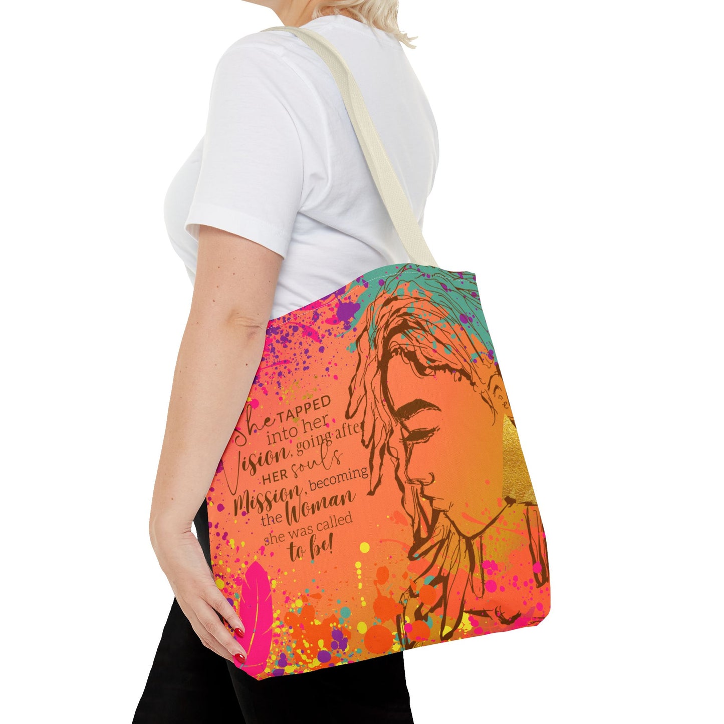 She Tapped In - Tote Bag