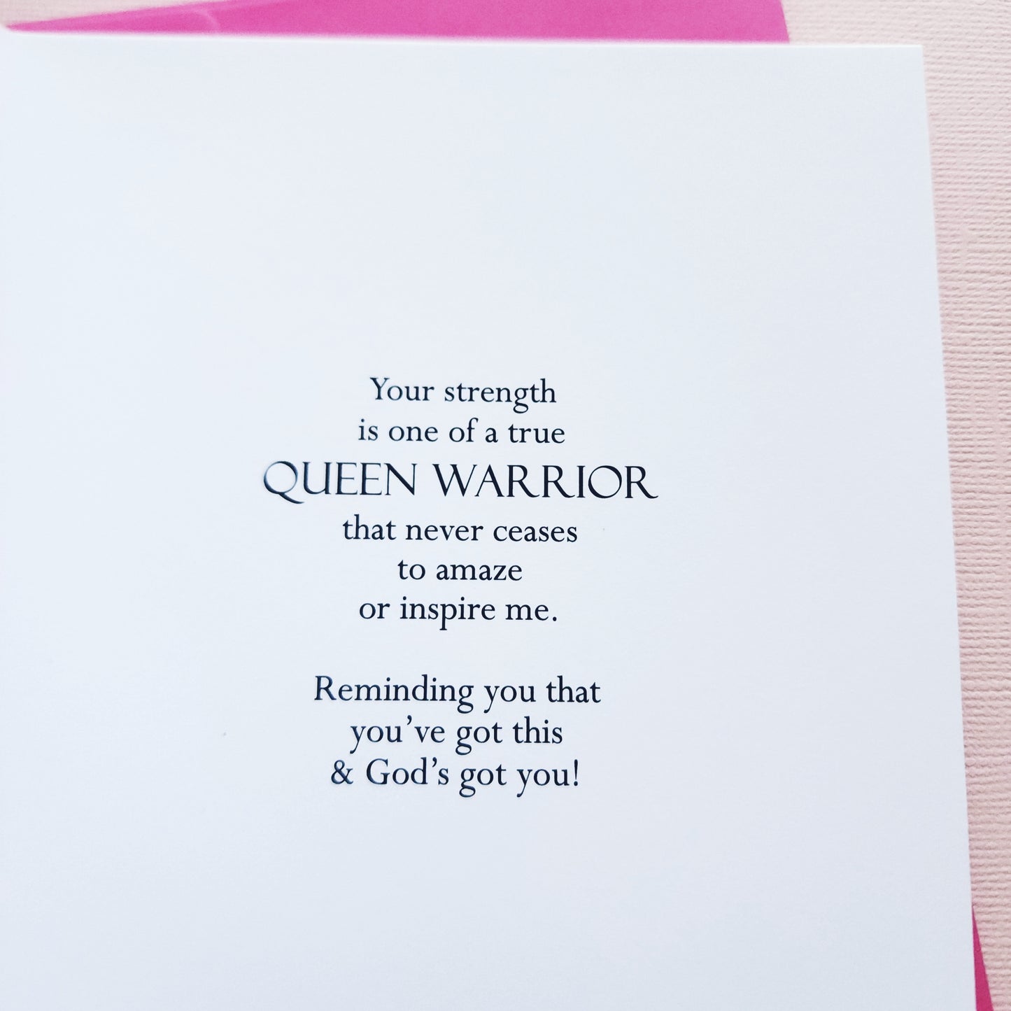 I Win! - Cancer fighting Encouragment Card