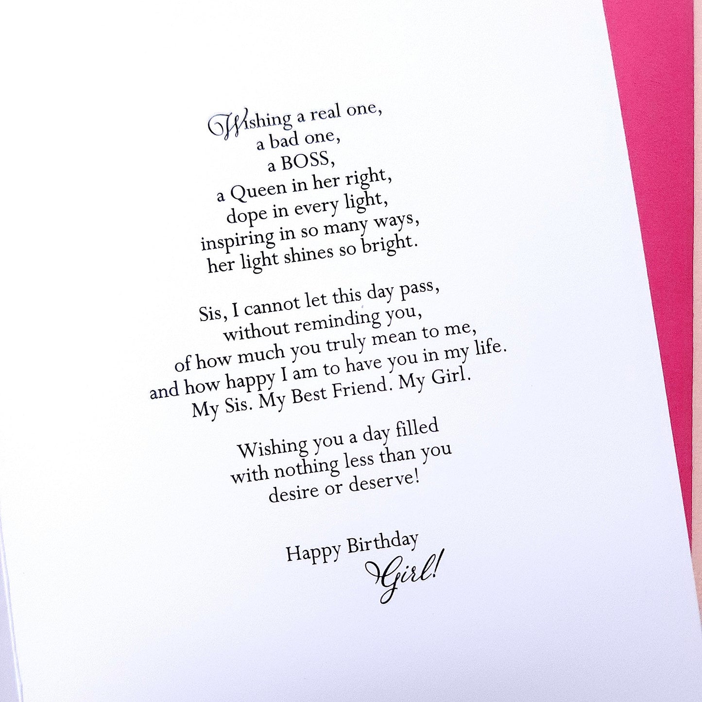 Happy Birthday - Woman Birthday Card