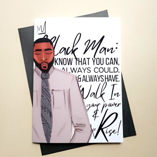 Black Man, You Can - Empowerment Card