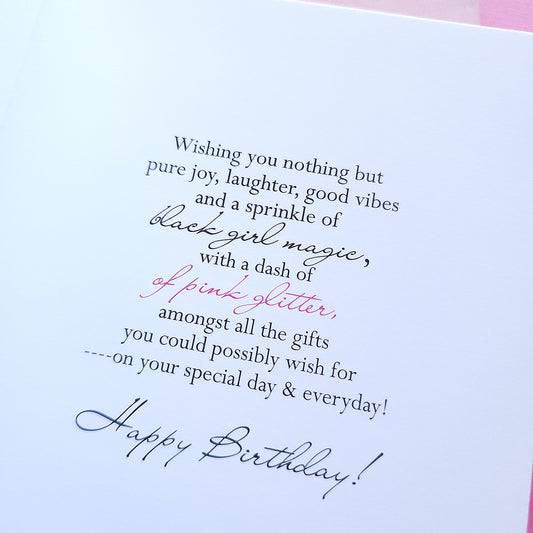 Pink Tutu - Birthday Card