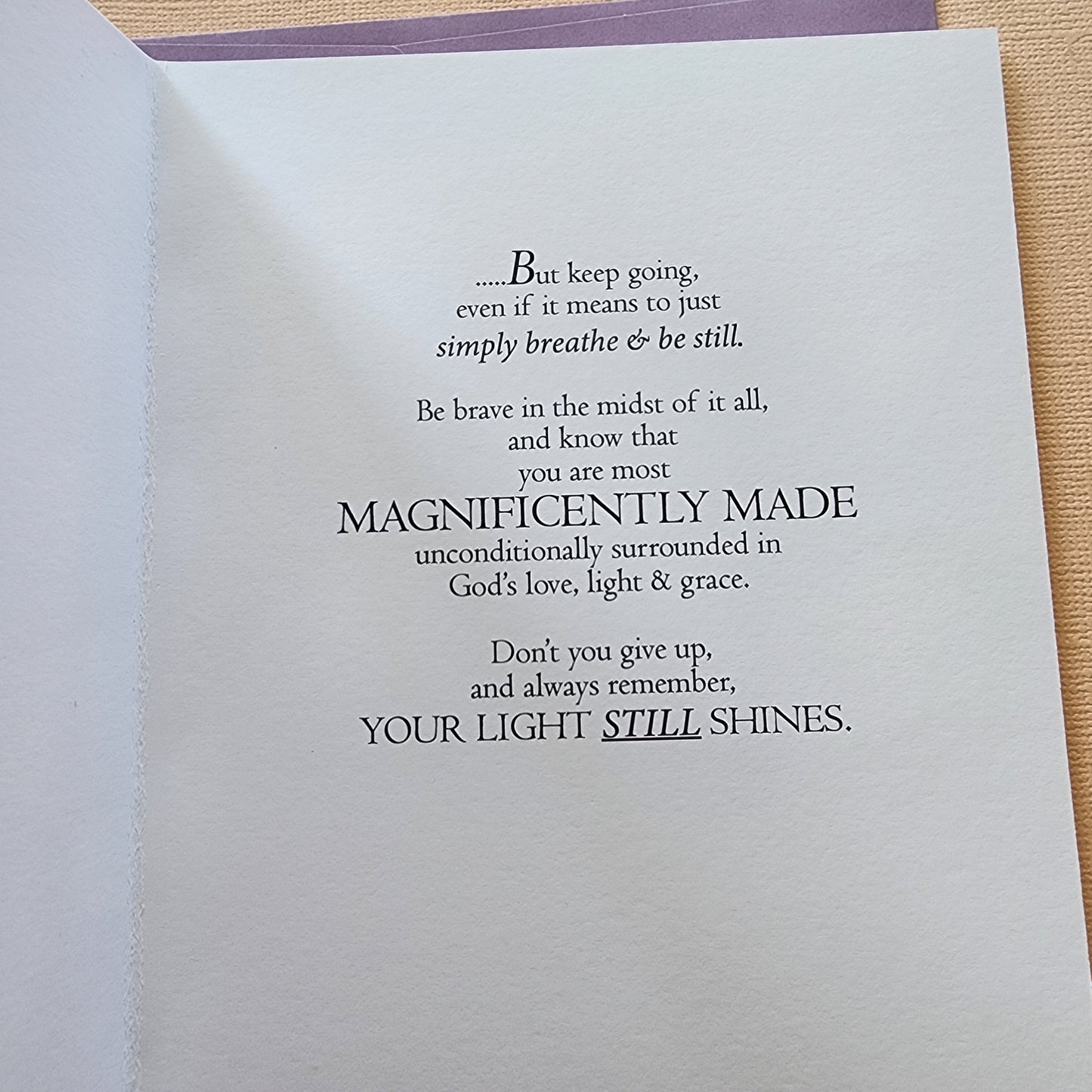 You Still Have The Light - Uplifting Card