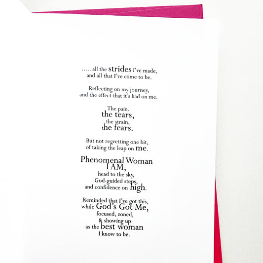 Celebrating Me! - Affirmation Card