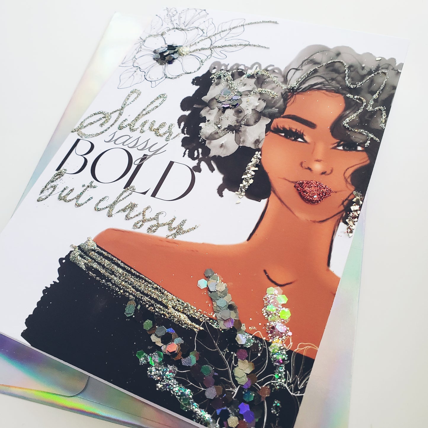 Silver, Sassy & Bold - Woman Birthday Card