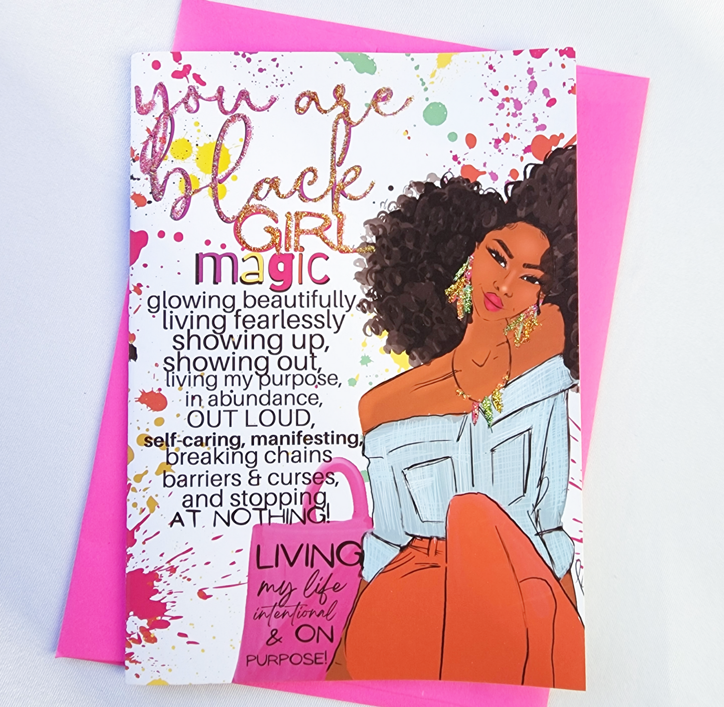 Black Girl Magic - Birthday Card