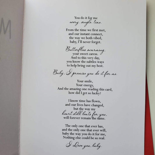 You Do It For Me, My Love