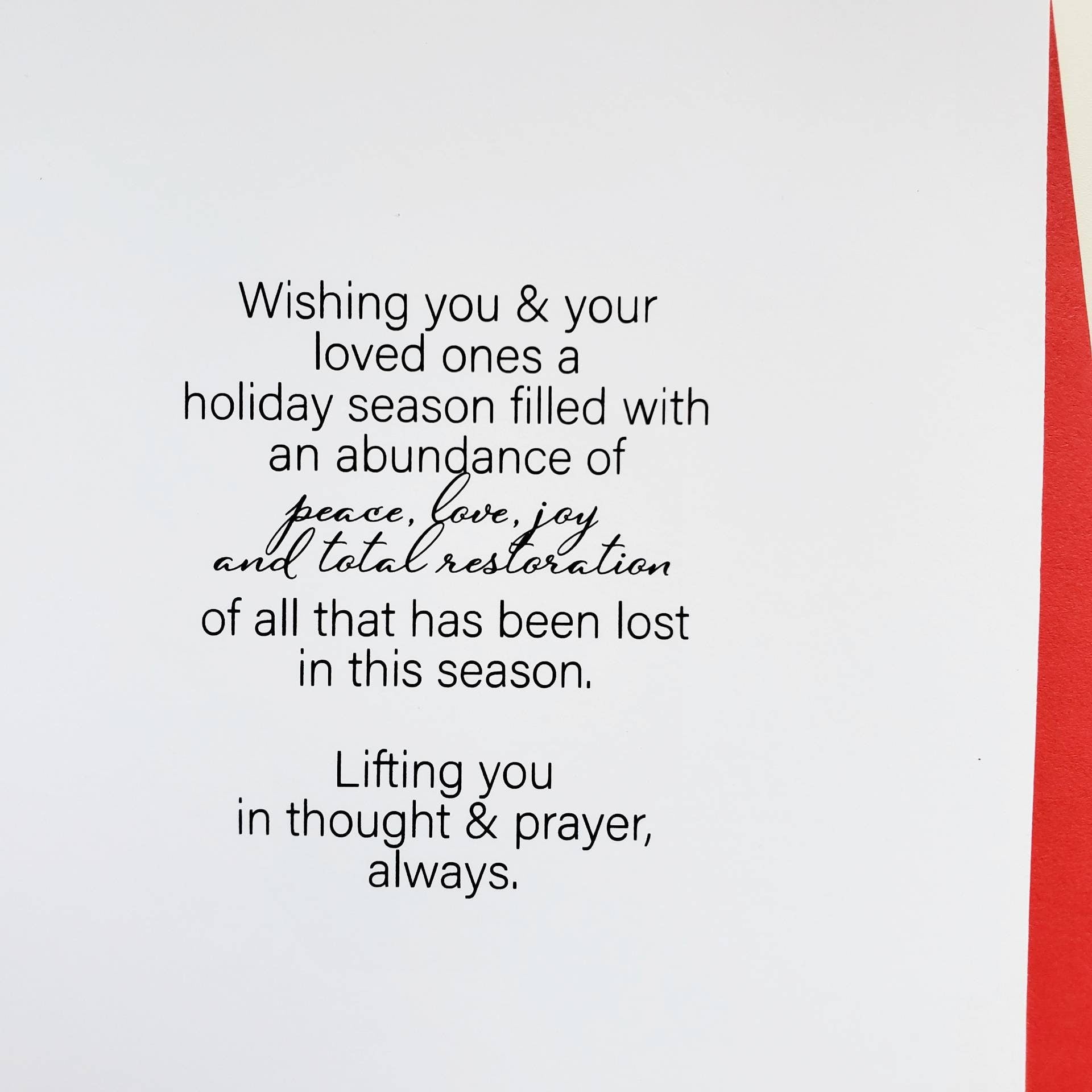 Rest & Restore - Christmas Sympathy Card | Black Girl Greetings | Black Woman | Black Holiday Cards | Melanin | Black Christmas Cards